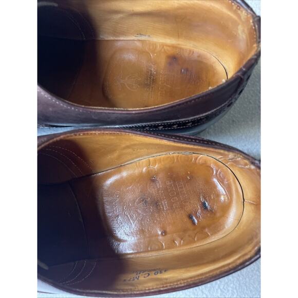 Vtg Brooks Brothers Devon England Men\'s Wingtip Dress Shoes Brown Leather 11.5 main image 15